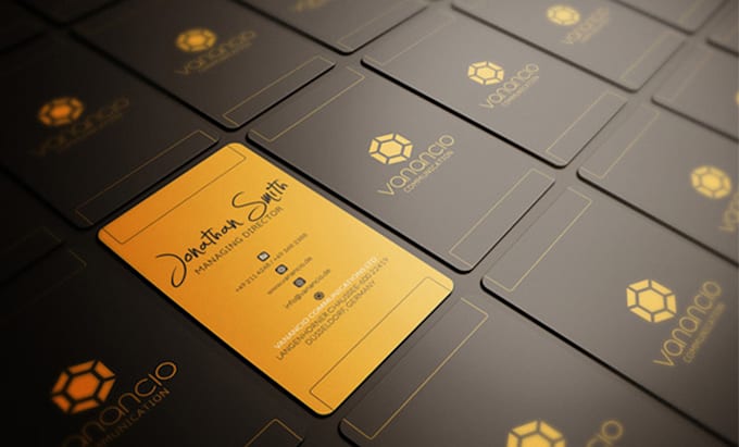 design creative and professional business cards for you