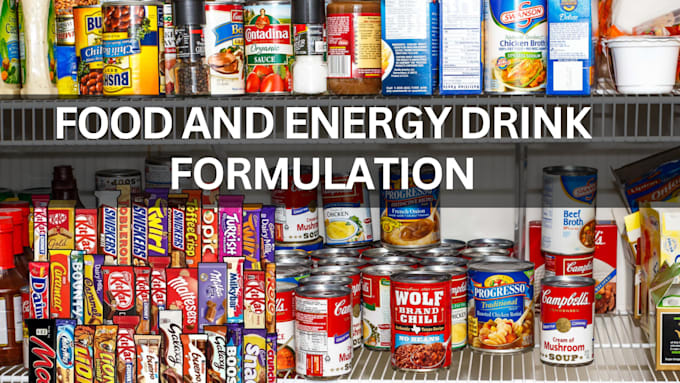 do food supplement and energy drink formulation, recipes for food and culinary