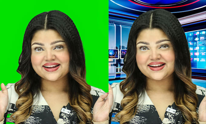 remove green screen background