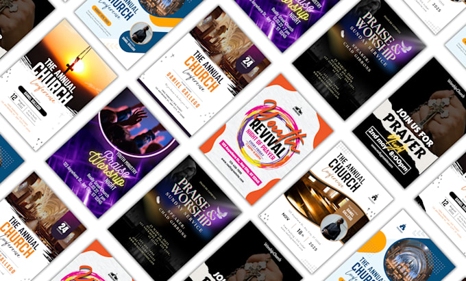 create exceptional church flyer or event flyer design