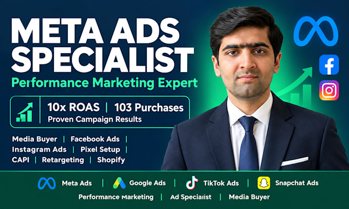 meta facebook ads specialist expert media buyer pixel, campaign and capi setup
