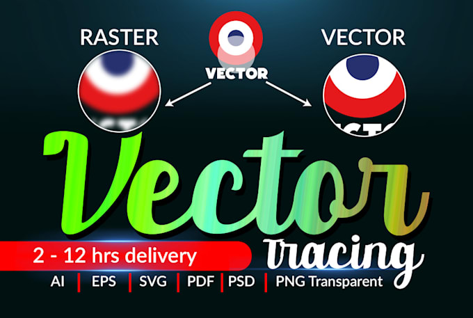 high quality vector tracing restore image high resolution vector file