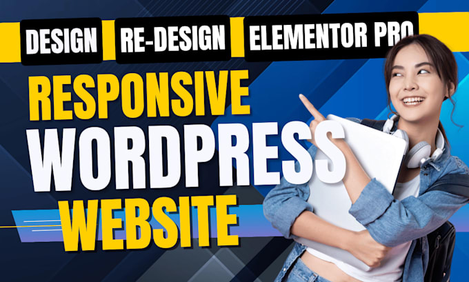design, clone, or redesign a professional wordpress elementor pro website