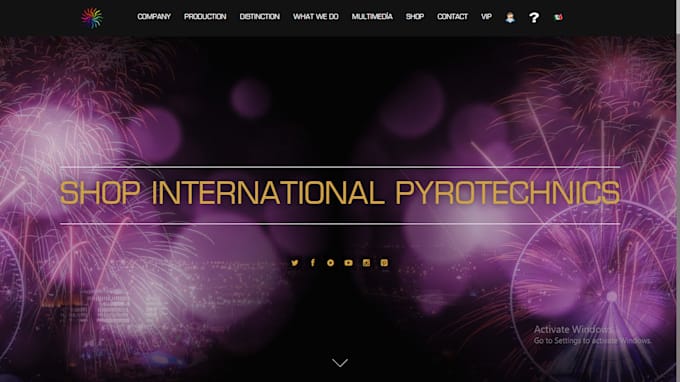design bengal lights website pyrotechnics shopify store colored flares website