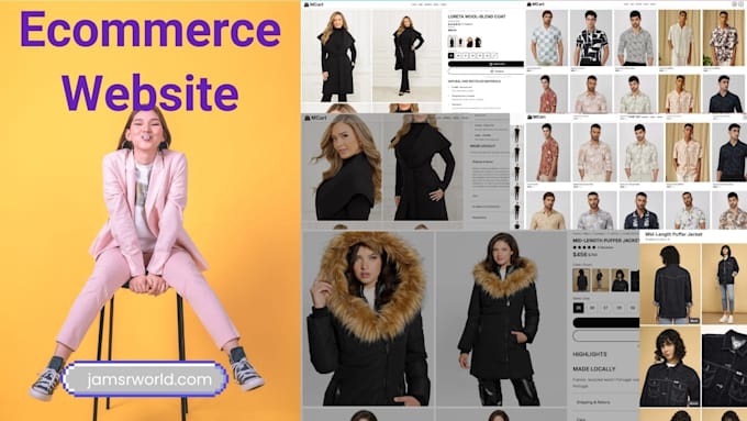 design and develop ecommerce online store website