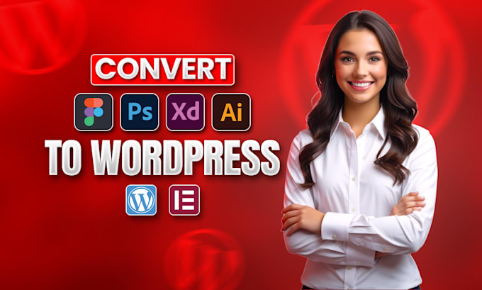 convert figma to wordpress figma to elementor and xd, ai, PSD to wordpress