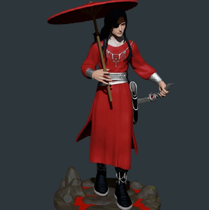 be your character modeler, character texturing, rig3d, realistic game character