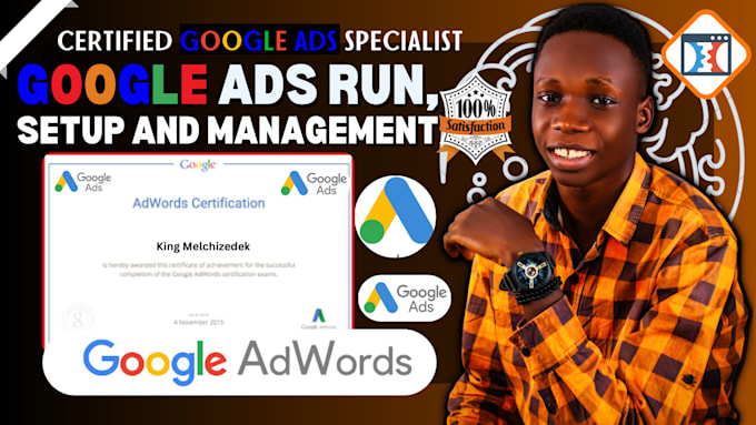 setup manage optimize and run google ads, ppc campaign manager