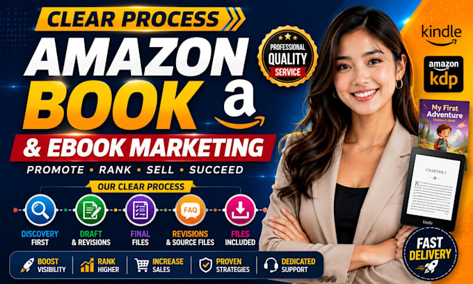 do clear process amazon book ebook marketing, book publishing or ebook promotion