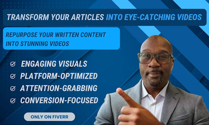 convert your blog post into an engaging video