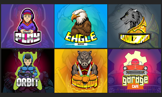 make cool mascot logo animation
