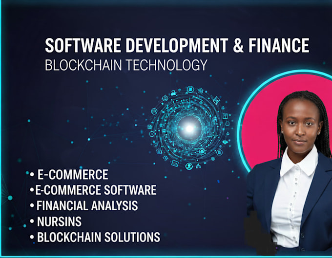 do e commerce software development, finance and blockchain technology assignment