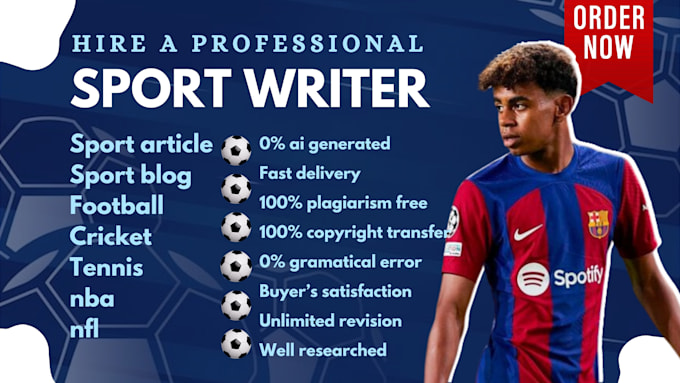 write a sport scripts, youtube scriptwriter sports articles and blog sport ebook