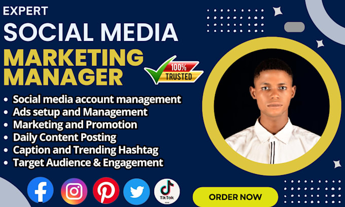 be your social media marketing manager and content creator