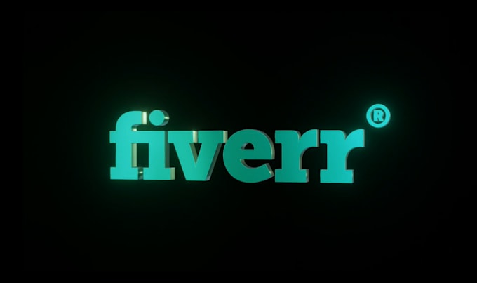 create a 3d rotating or 3d spinning logo animation