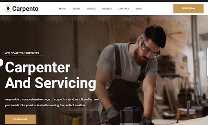 build carpenter website furniture interior decoration website home decor website