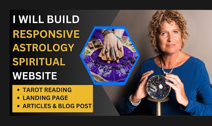 build astrology website spiritual metaphysical tarot reading website blog post
