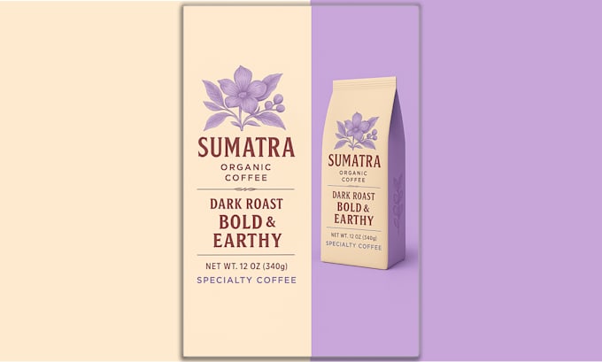 do coffee packaging and coffee label design
