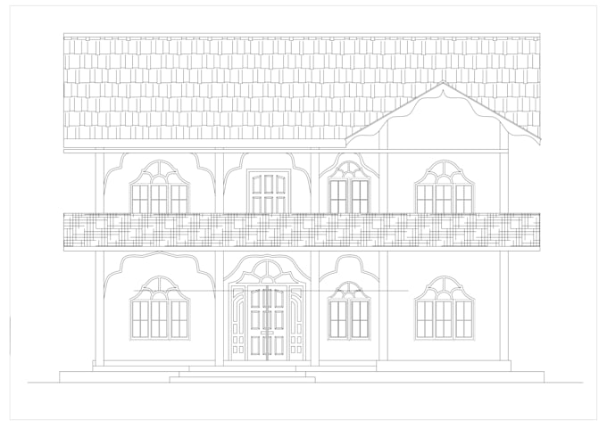 Do 2d drawing in floor plan and front, section elevation by Vijay1995 ...