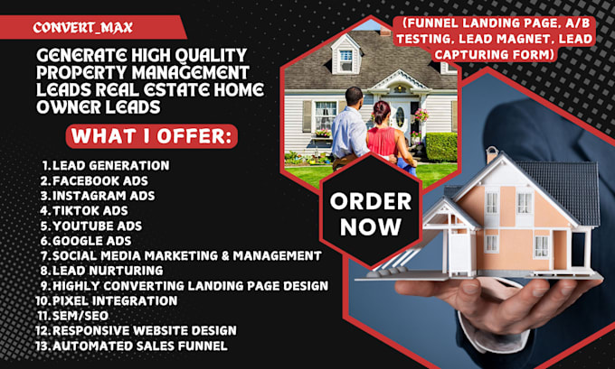 generate high quality property management leads real estate home owner leads