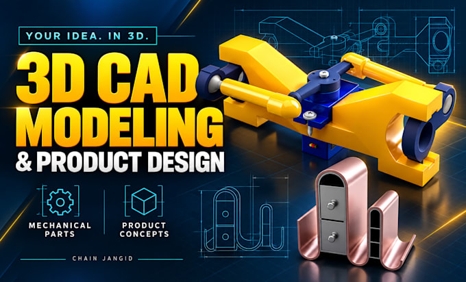 do 3d modeling for manufacturing, 3d printing and cnc machining