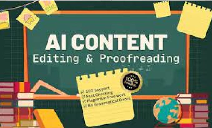 edit, rewrite, proofread and humanize ai content within 24 hours