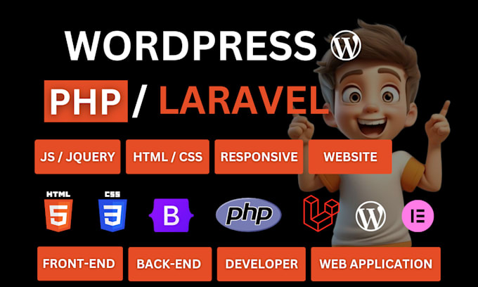 do website development as full stack web developer, front end, backend developer