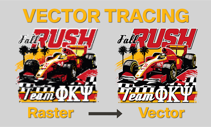 recreate any logo or image convert print ready color separation vector design