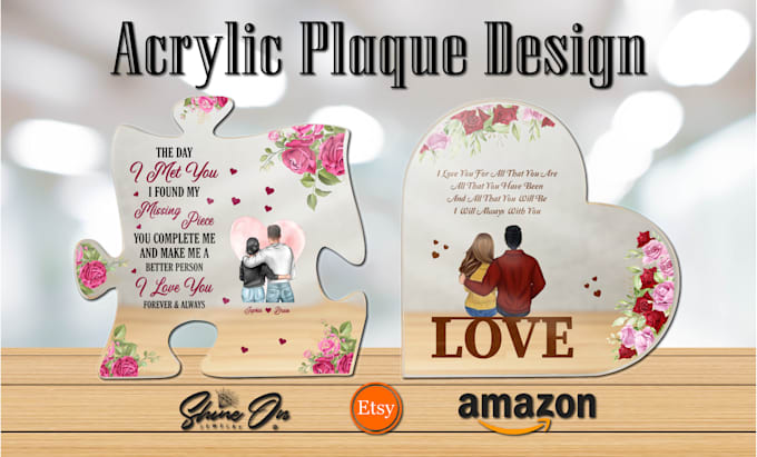 create a custom acrylic plaque gift design tailored for your business