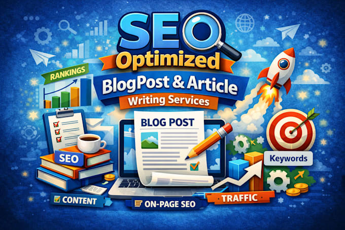 write seo optimized blog post and article for your website