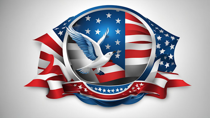 create patriotic and political logo