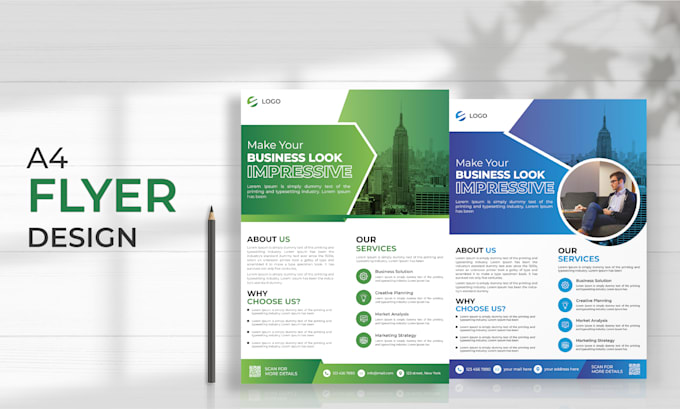 create flyer, menu design for your business