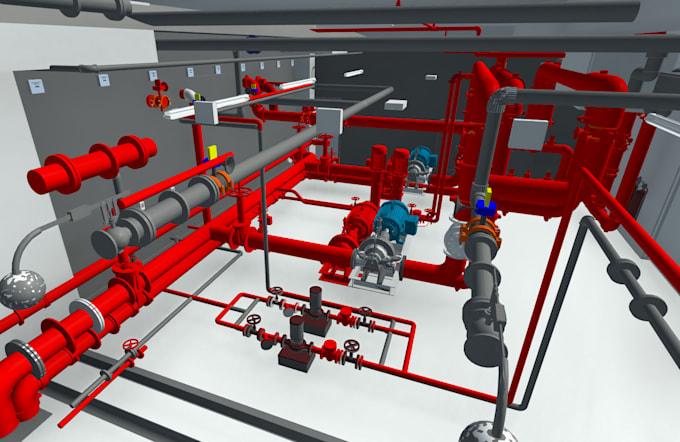 create detailed revit mep models and 2d drawing with complete coordination