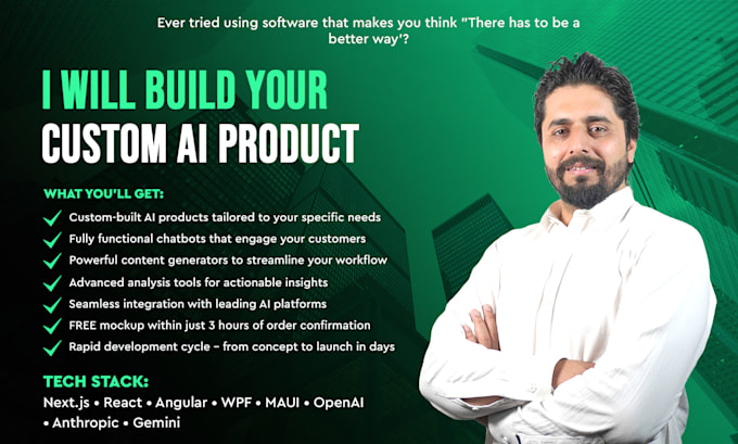 develop ai powered saas for you