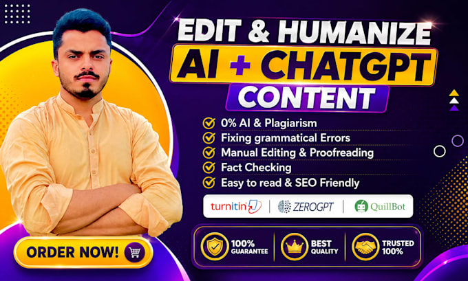 manually edit, fix, humanize and rewrite ai chatgpt content