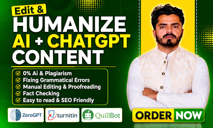 manually edit, fix, humanize and rewrite ai chatgpt content