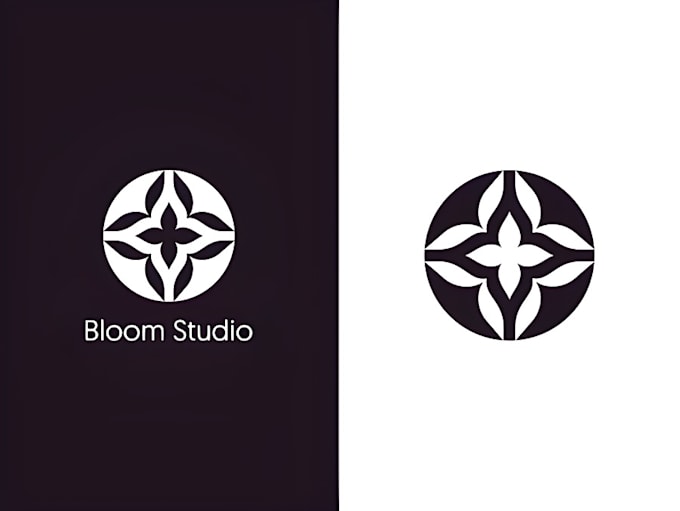 design hand drawn botanical floral logo