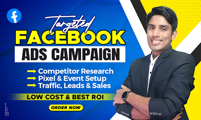 be your manager to run facebook ads campaign