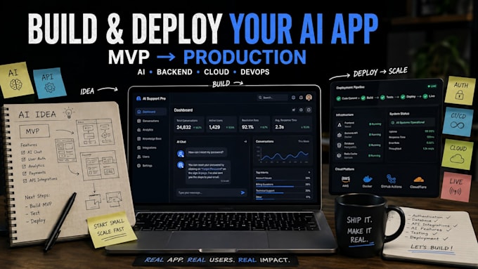 build and deploy your ai powered app or mvp using vibe coding tools