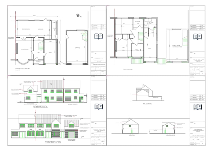 draft architectural plans in autocad, draftsman 2d autocad drawings