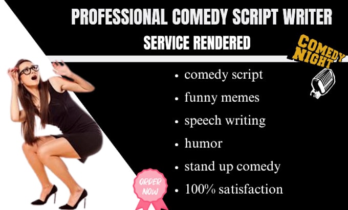 refine your comedy and create hilarious punchy jokes and script