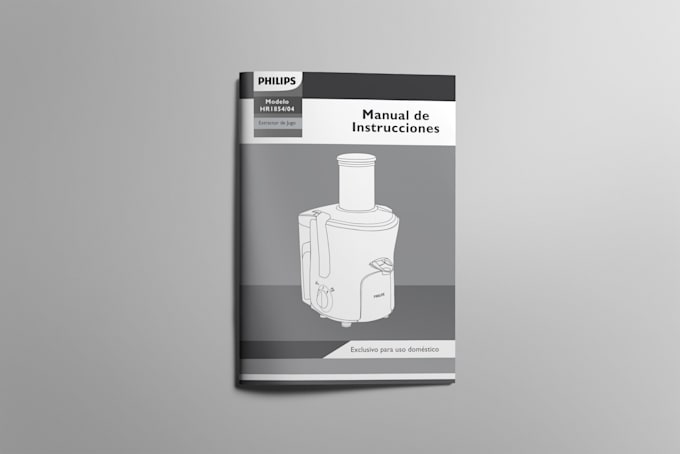 design and layout an instruction manual