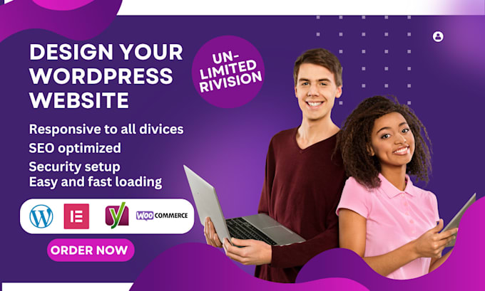 create SEO optimized, responsive wordpress website design