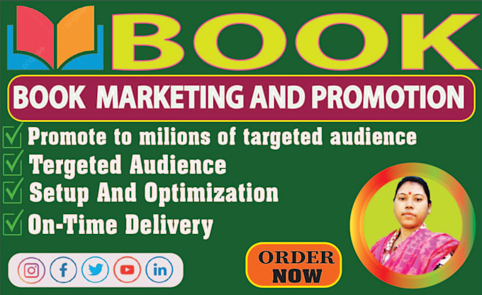 do professionally book marketing and promotion