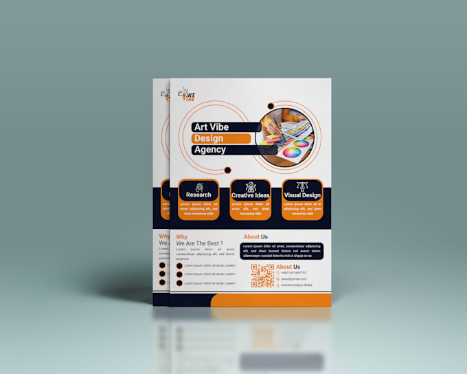 design eye catching flyer design to elevate your brand