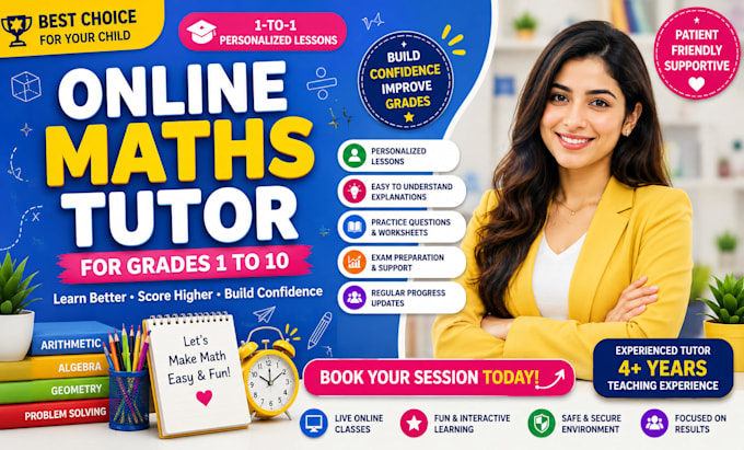 teach math online for grades 1 to 10 with personalized lessons