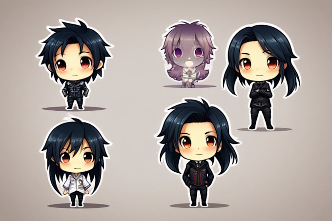 Draw your character into cool chibi character by Shacoaw | Fiverr