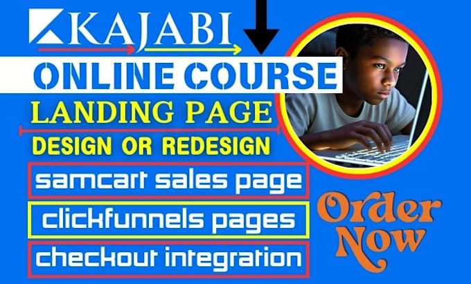 design clickfunnels samcart checkout ebook kajabi sales landing page redesign