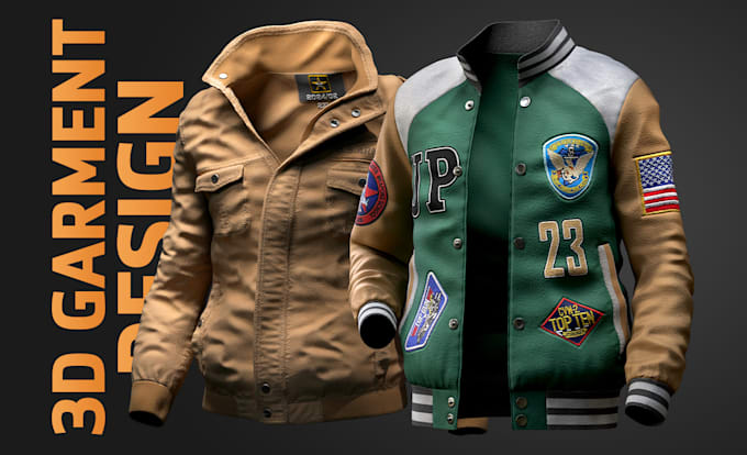 do professional 3d clothes and dress design with texturing and render