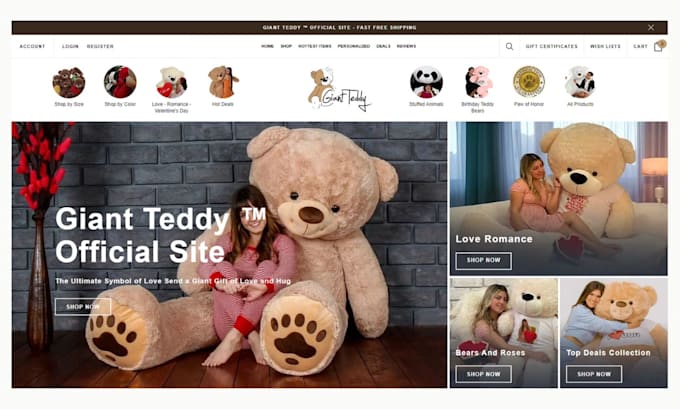 design teddy bear shopify store teddy bear dropshipping store teddy bear website